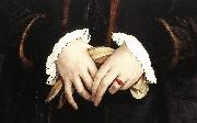 Hans holbein the younger Christina of Denmark Spain oil painting artist